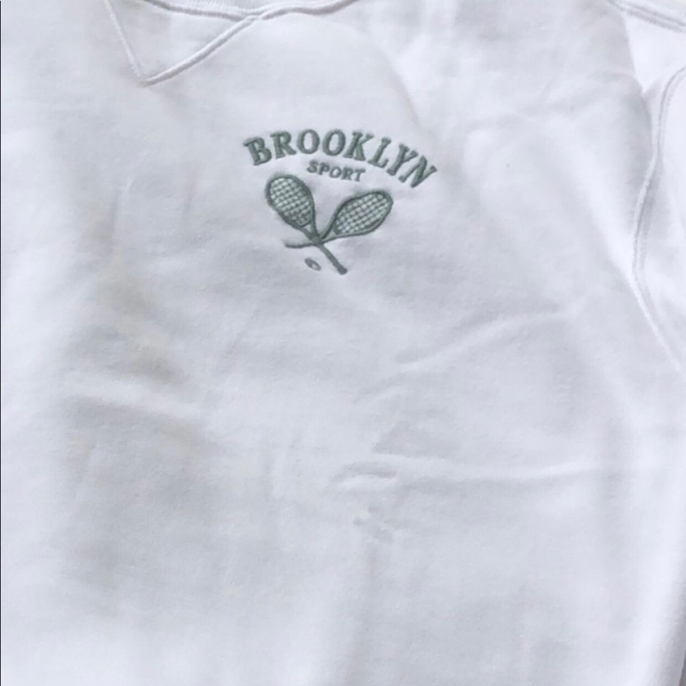 abercrombie brooklyn sport vintage white pullover